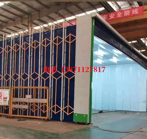 南宁防爆卷帘门钢结构厂移动伸缩房